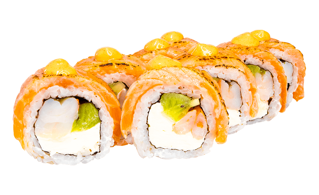 Филаделфия Киви рол с креветка, лосос и киви от SunriseFood